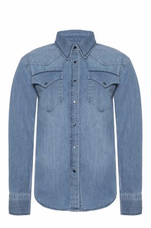 Denim shirt with stitching, zdjęcie 1 Denim shirt with stitching od Isabel Marant Etoile